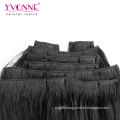 100% Virgin Human Hair Extensions Clip in Hair Extension